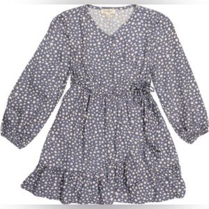 Jessica Simpson Big Girl Long Sleeve Wrap Style Dress